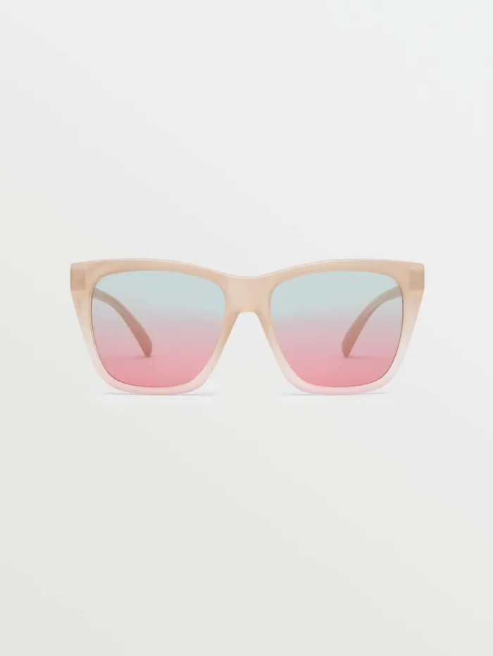 Looky Lou Sunglasses 8211 So FadedAqua Gradient MensWomens Volcom Sunglasses