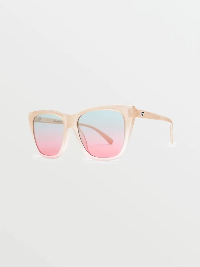Looky Lou Sunglasses 8211 So FadedAqua Gradient MensWomens Volcom Sunglasses