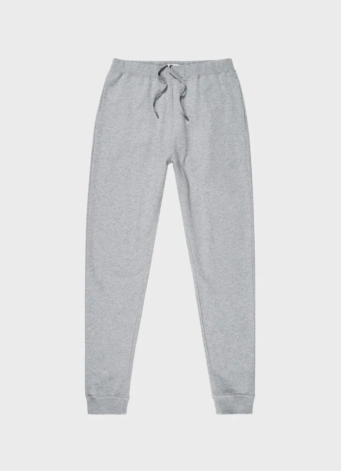 Loopback Sweatpants Grey Melange Men SUNSPEL Sweatshirts and Sweatpants