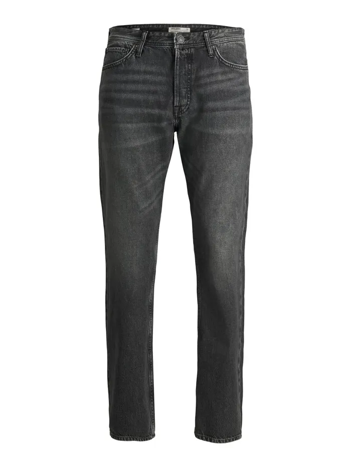 Loose Jeans JACK and JONES Mens CLIFF ORIGINAL CJ 720 BOOTCUT JEANS Black Black Denim