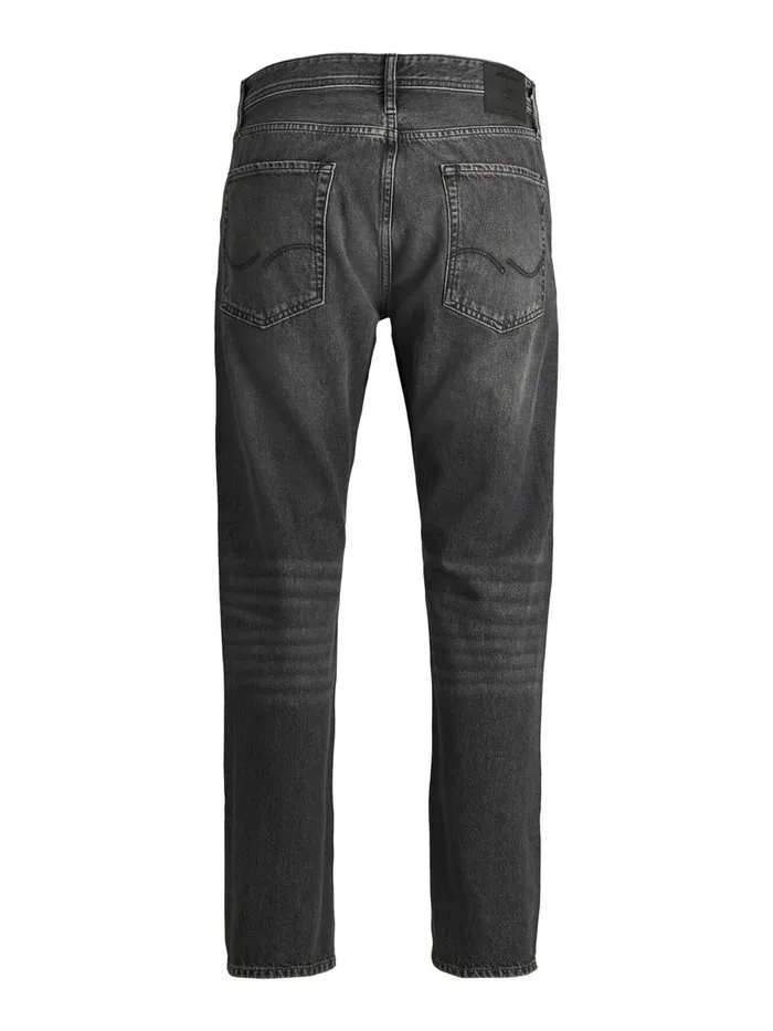 Loose Jeans JACK and JONES Mens CLIFF ORIGINAL CJ 720 BOOTCUT JEANS Black Black Denim