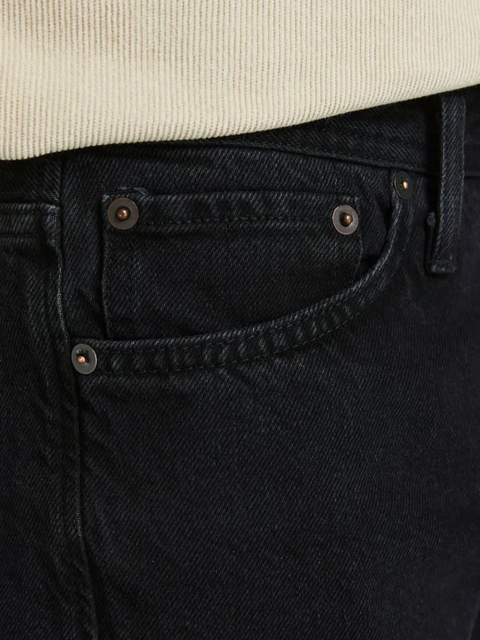 Loose Jeans JACK and JONES Mens ROB ORIGINAL CJ 981 LOOSE FIT JEANS Black Black Denim