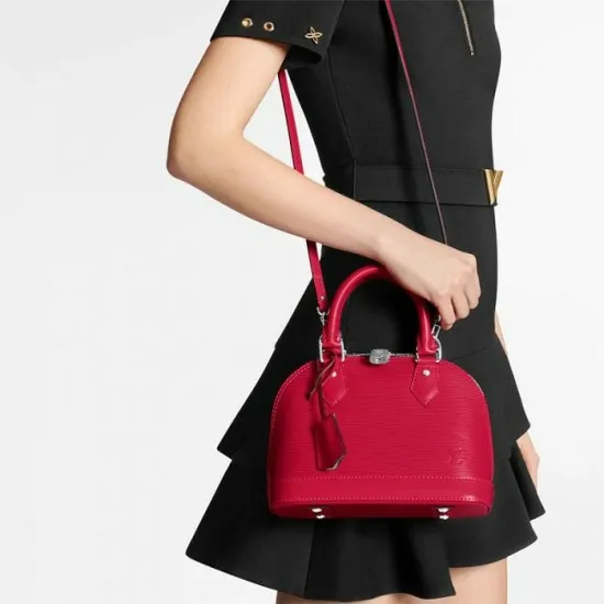 Louis Vuitton Alma BB Black M59217 Pink M59346 Red M41290 8211 Louis Vuitton Handbag Store Women Louis Vuitton Alma Bag