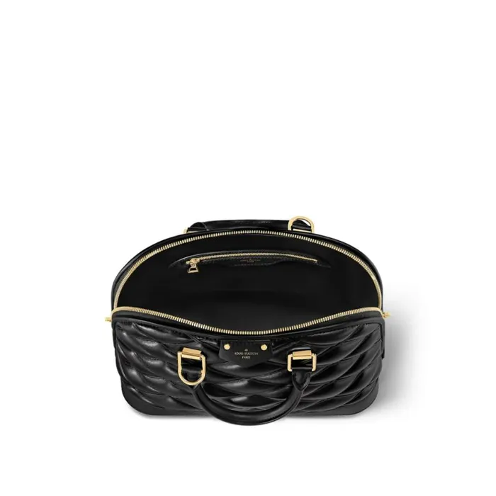 Louis Vuitton Black Lamb Leather M23688 Alma PM 8211 Louis Vuitton Handbag Store Women Louis Vuitton Alma Bag