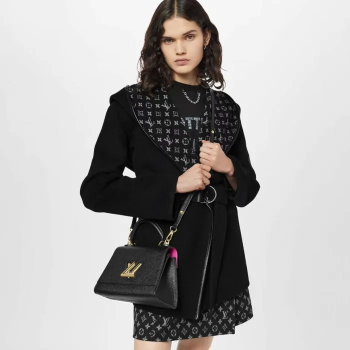 Louis Vuitton Black M57093 Twist One Handle PM 8211 Louis Vuitton Handbag Store Women Louis Vuitton Twist Bag