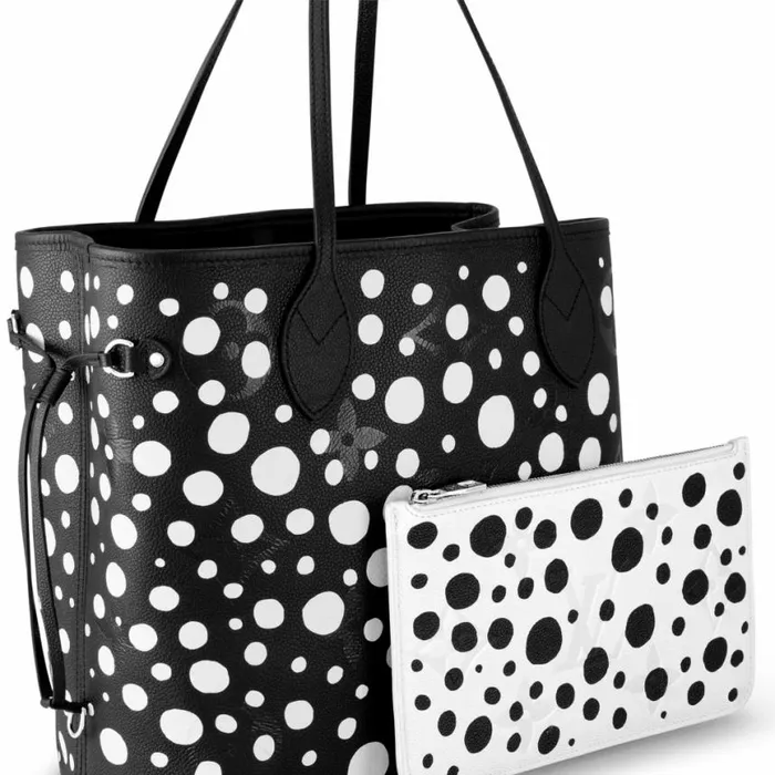 Louis Vuitton LV X YK Neverfull MM M46390 Black White 8211 Louis Vuitton Handbag Store Women Louis Vuitton Neverfull Bag