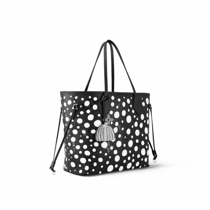 Louis Vuitton LV X YK Neverfull MM M46390 Black White 8211 Louis Vuitton Handbag Store Women Louis Vuitton Neverfull Bag