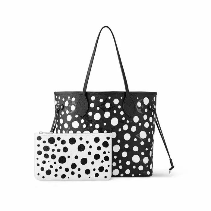 Louis Vuitton LV X YK Neverfull MM M46390 Black White 8211 Louis Vuitton Handbag Store Women Louis Vuitton Neverfull Bag
