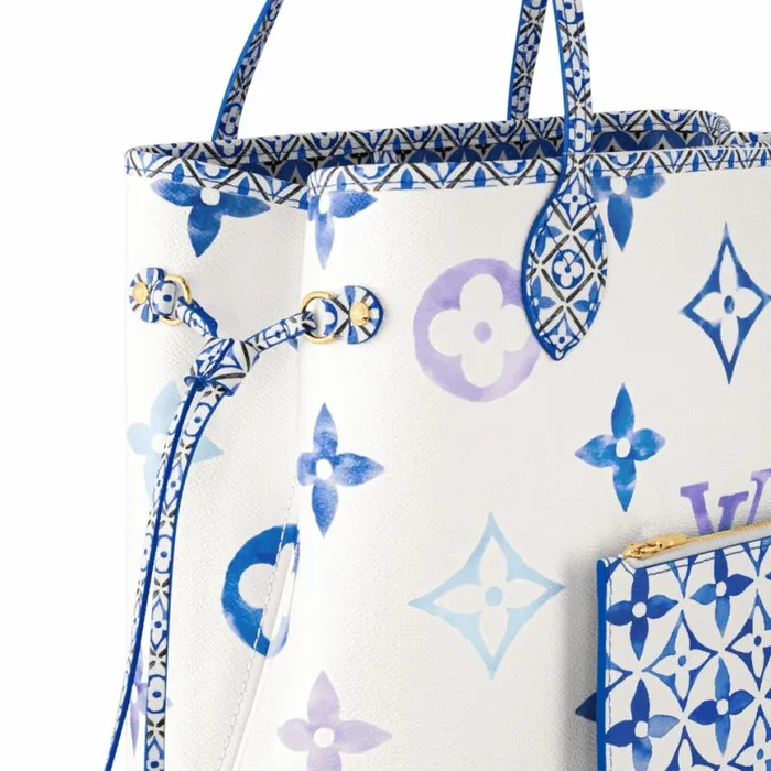 Louis Vuitton M22979 Neverfull MM Blue Monogram 8211 Louis Vuitton Handbag Store Women Louis Vuitton Neverfull Bag