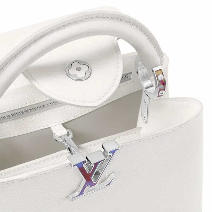 Louis Vuitton M23307 LV SKI Capucines BB Snow White 8211 Louis Vuitton Handbag Store Women Louis Vuitton Capucines Bag