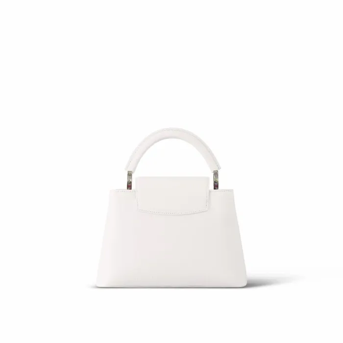 Louis Vuitton M23307 LV SKI Capucines BB Snow White 8211 Louis Vuitton Handbag Store Women Louis Vuitton Capucines Bag