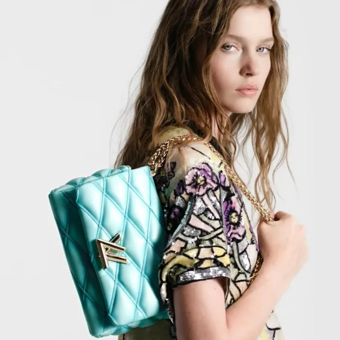 Louis Vuitton M24185 GO14 MM Lagoon Turquoise 8211 Louis Vuitton Handbag Store Women Louis Vuitton Twist Bag