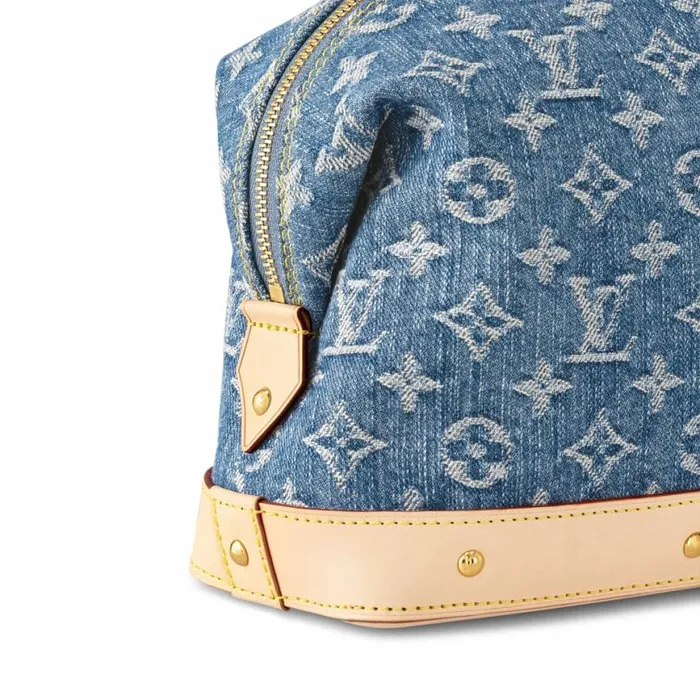 Louis Vuitton M24317 Pochette Cosmtique GM Denim Blue 8211 Louis Vuitton Handbag Store Women Louis Vuitton Shoulder and Totes