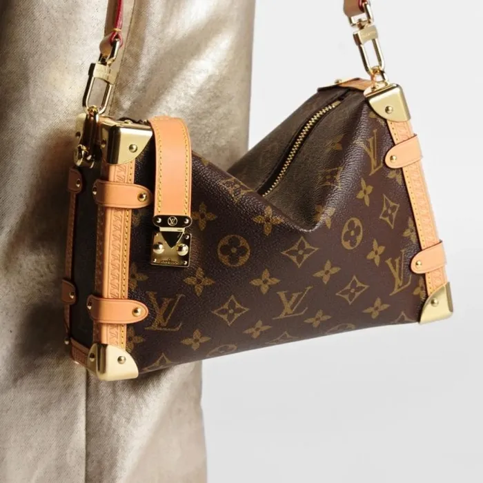 Louis Vuitton M46358 Side Trunk MM Monogram 8211 Louis Vuitton Handbag Store Women Louis Vuitton Trunk Bag