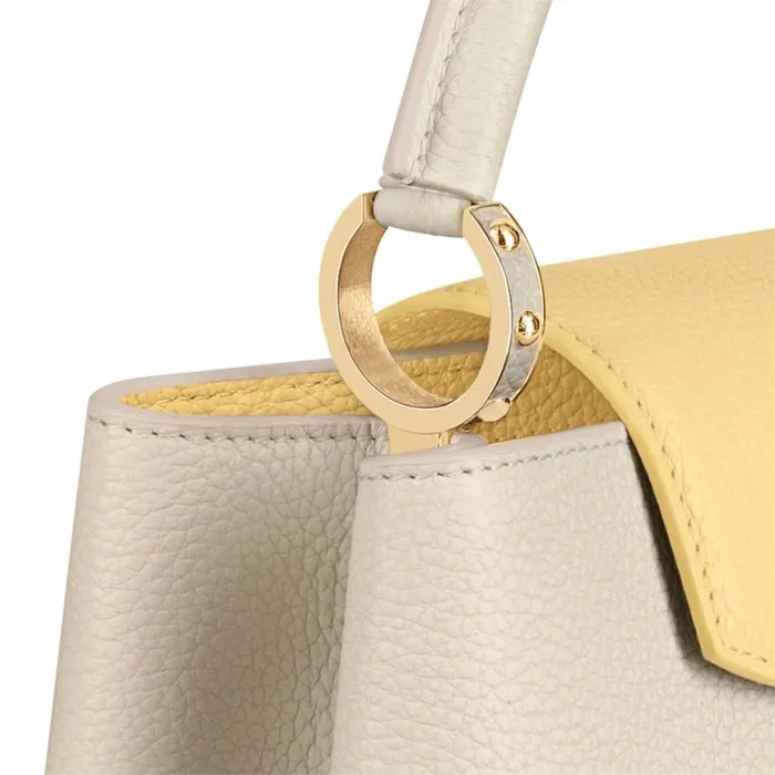 Louis Vuitton M59883 Capucines MM Cream 8211 Louis Vuitton Handbag Store Women Louis Vuitton Capucines Bag