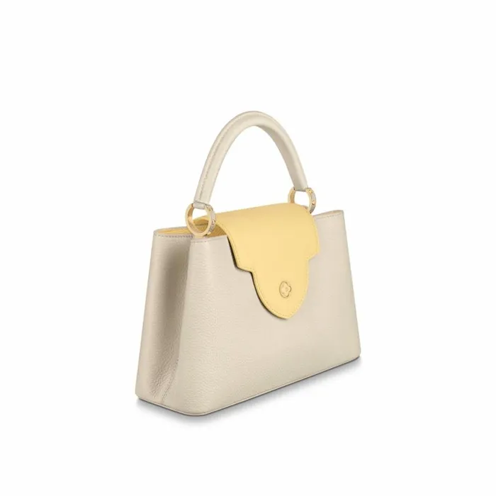 Louis Vuitton M59883 Capucines MM Cream 8211 Louis Vuitton Handbag Store Women Louis Vuitton Capucines Bag