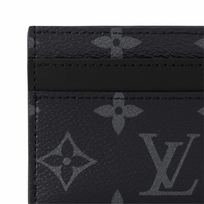 Louis Vuitton M62170 Double Card Holder Monogram Eclipse 8211 Louis Vuitton Handbag Store Men Louis Vuitton Bags