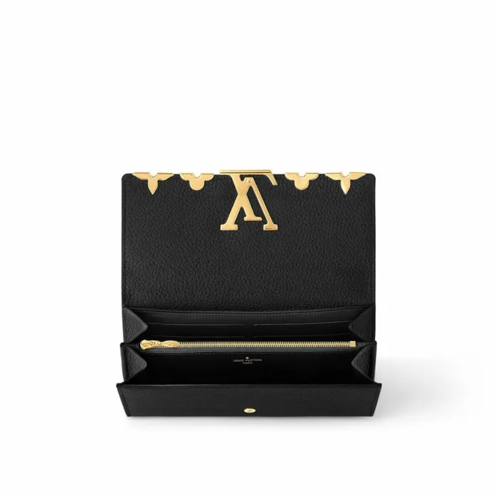 Louis Vuitton M64551 Capucines Wallet Black 8211 Louis Vuitton Handbag Store Women Louis Vuitton Wallets