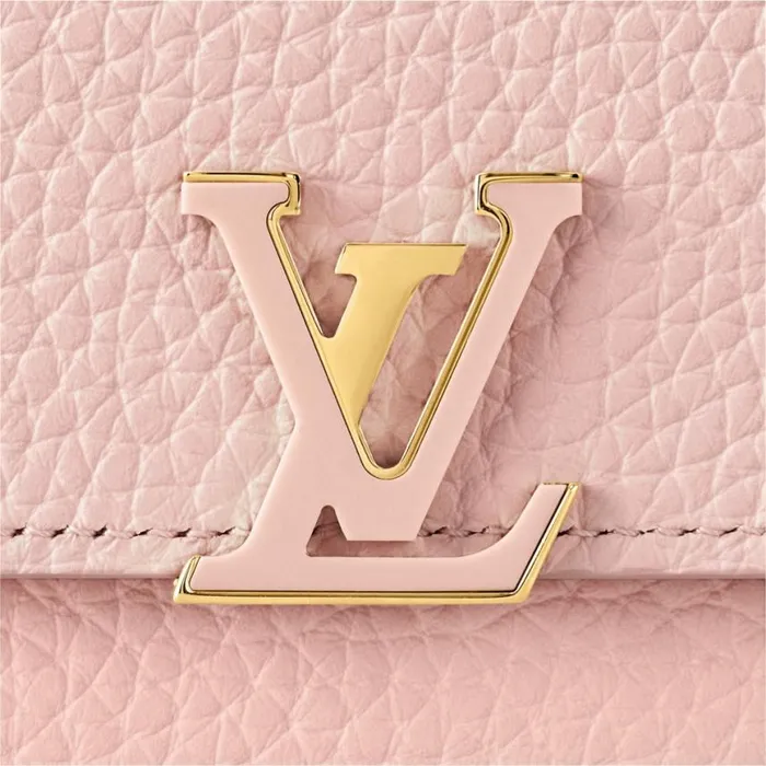 Louis Vuitton M82361 Capucines Compact Wallet Rose Jasmine 8211 Louis Vuitton Handbag Store Women Louis Vuitton Wallets