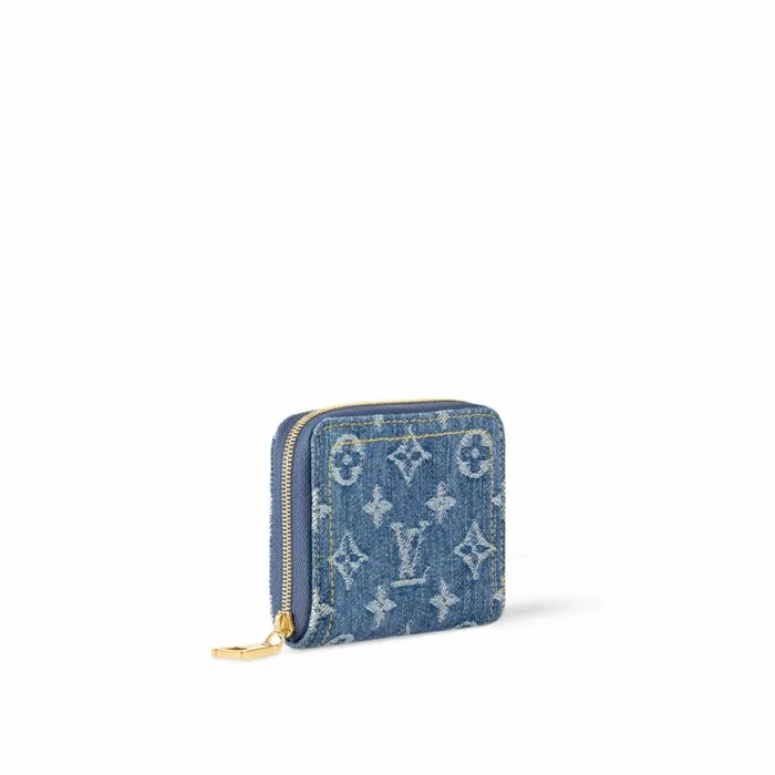 Louis Vuitton M82957 Zippy Coin Purse Denim Blue 8211 Louis Vuitton Handbag Store Women Louis Vuitton Wallets