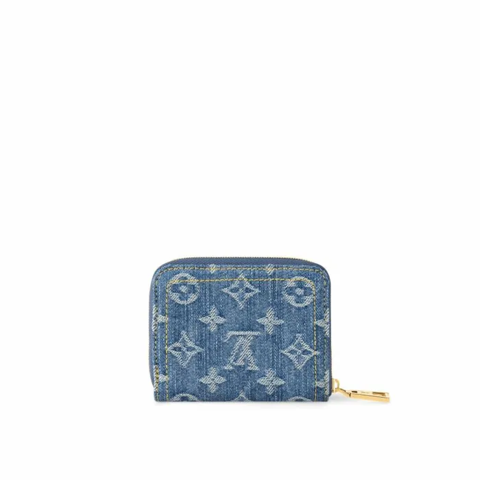 Louis Vuitton M82957 Zippy Coin Purse Denim Blue 8211 Louis Vuitton Handbag Store Women Louis Vuitton Wallets