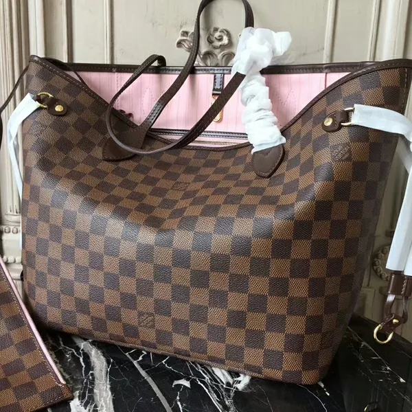 Louis Vuitton N41603 Neverfull MM Shoulder Bag Damier Ebene Canvas 8211 Louis Vuitton Handbag Store Women Louis Vuitton Neverfull Bag