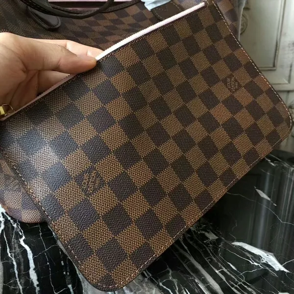 Louis Vuitton N41603 Neverfull MM Shoulder Bag Damier Ebene Canvas 8211 Louis Vuitton Handbag Store Women Louis Vuitton Neverfull Bag