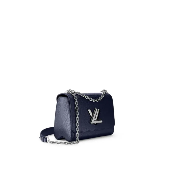 Louis Vuitton Navy Blue M21028 Twist MM 8211 Louis Vuitton Handbag Store Women Louis Vuitton Twist Bag