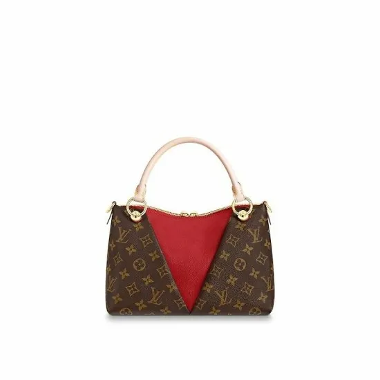 Louis Vuitton V Tote BB Red M43966 8211 Louis Vuitton Handbag Store Women Louis Vuitton Shoulder and Totes