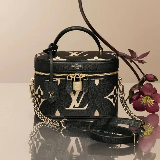 Louis Vuitton Vanity PM Black M45780 Creme M45599 8211 Louis Vuitton Handbag Store Women Louis Vuitton Shoulder and Totes