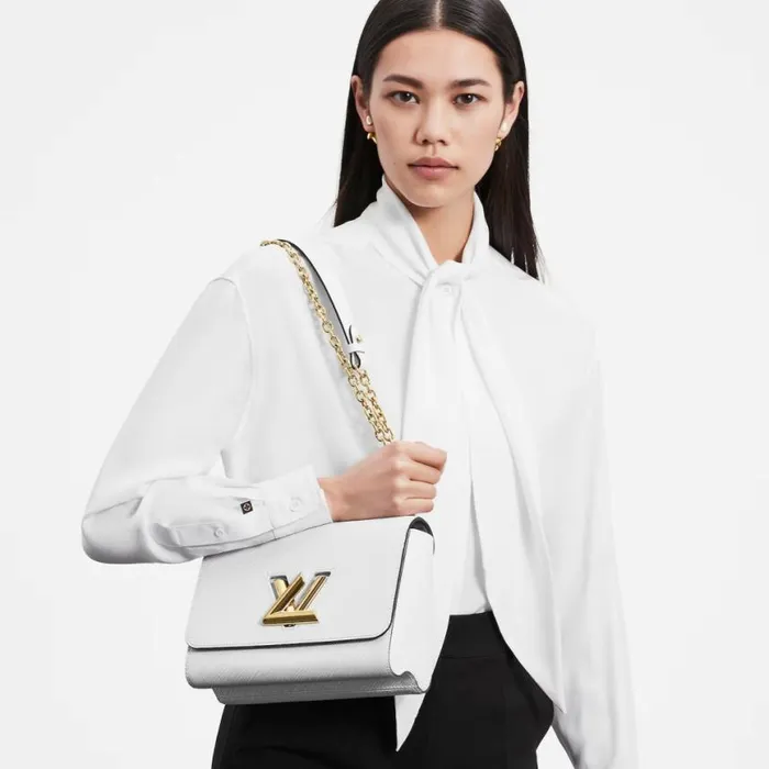Louis Vuitton White M21111 Twist MM 8211 Louis Vuitton Handbag Store Women Louis Vuitton Twist Bag