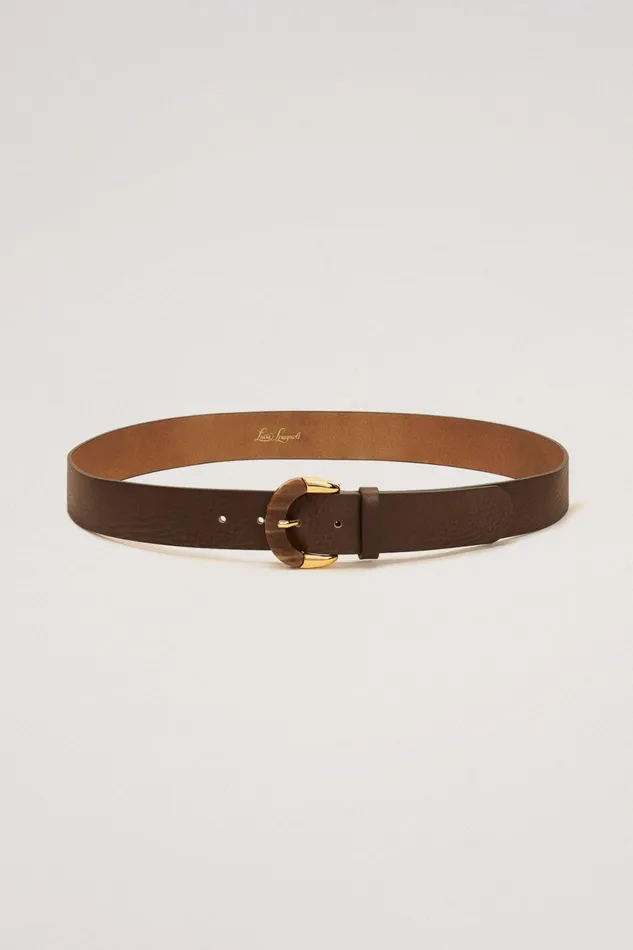 Luisa Spagnoli Belts Women Dresda Brown Light Gold
