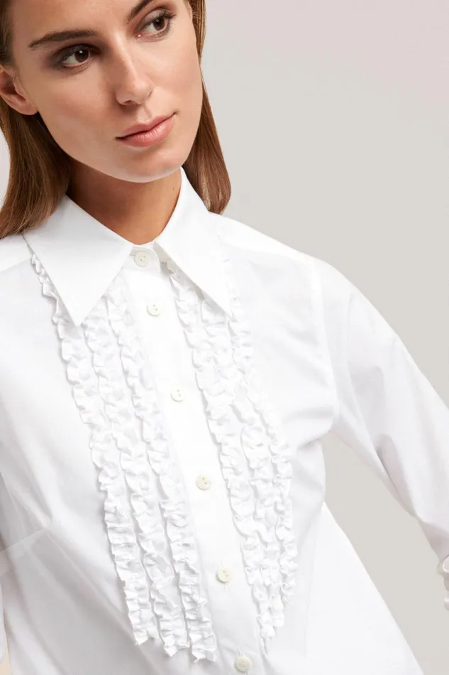 Luisa Spagnoli Blouses And Shirts Women Lapis White Luisa Spagnoli Blouses And Shirts Women Lapis White