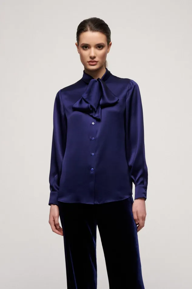 Luisa Spagnoli Blouses And Shirts Women Lillibet Bluette