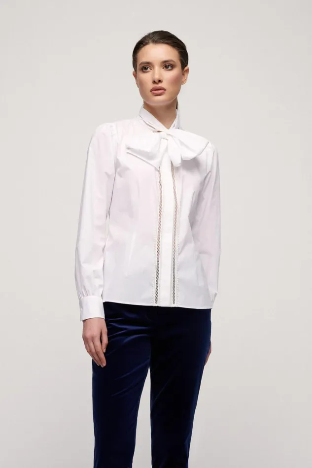 Luisa Spagnoli Blouses And Shirts Women Ludmilla White