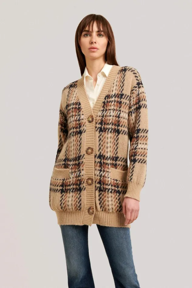 Luisa Spagnoli Cardigan Women Cash Beige Luisa Spagnoli Cardigan Women Cash Beige