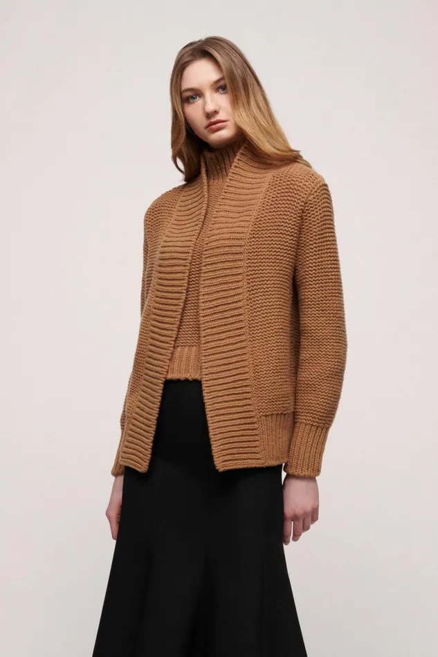 Luisa Spagnoli Cardigan Women Cheope Camel