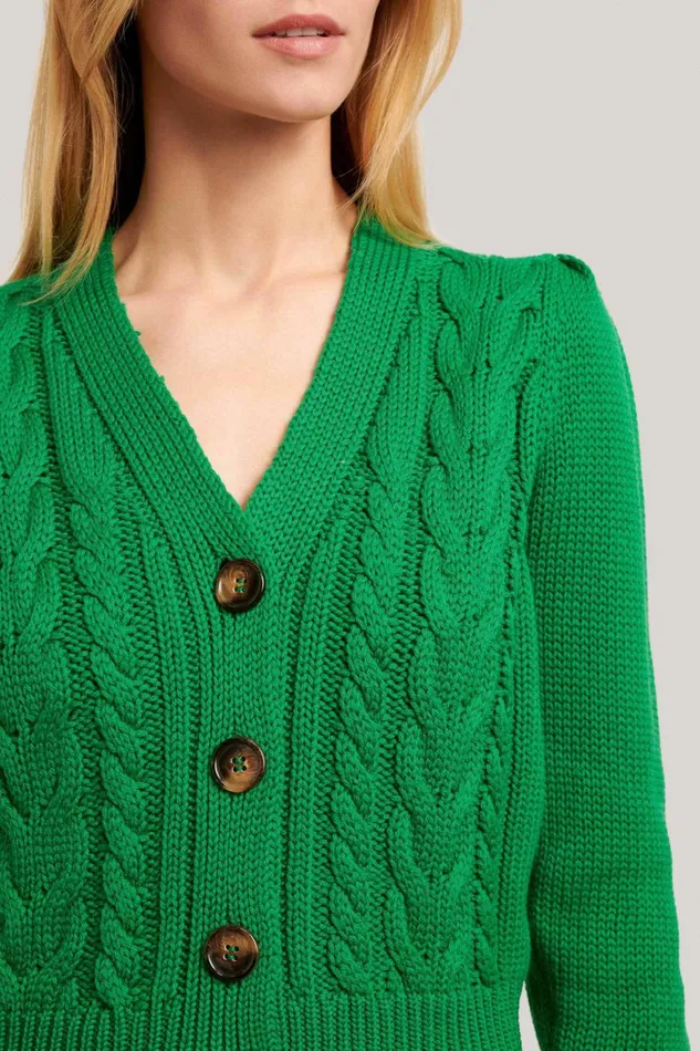 Luisa Spagnoli Cardigan Women Mizzi Green Luisa Spagnoli Cardigan Women Mizzi Green