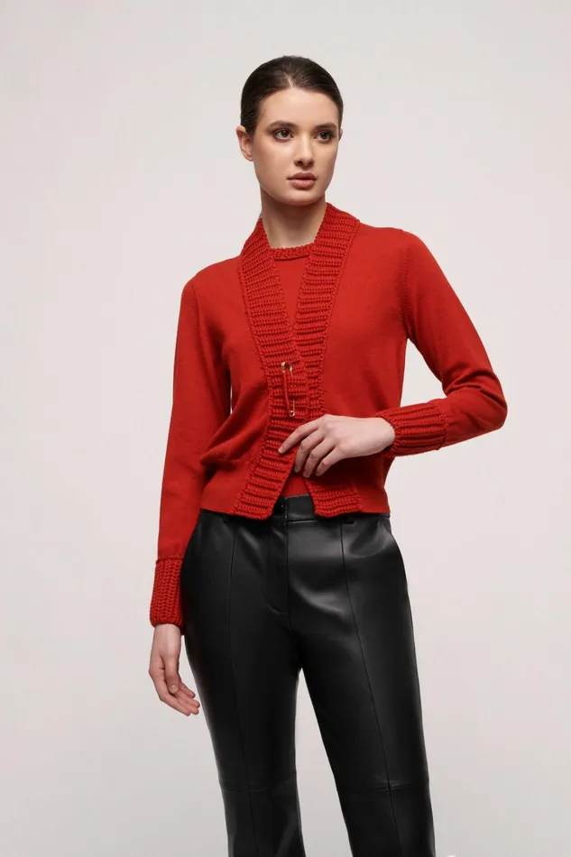 Luisa Spagnoli Cardigan Women Modi Bright Orange
