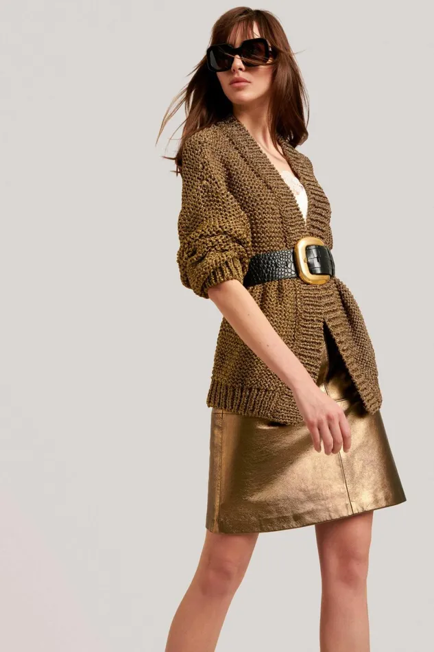 Luisa Spagnoli Cardigan Women Zecchino Yellow