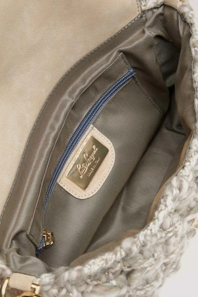 Luisa Spagnoli Clutch And Pochette Women Istrice Beigegold Luisa Spagnoli Clutch And Pochette Women Istrice Beigegold