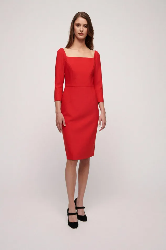 Luisa Spagnoli Dresses and Jumpsuits Women Grammo Red