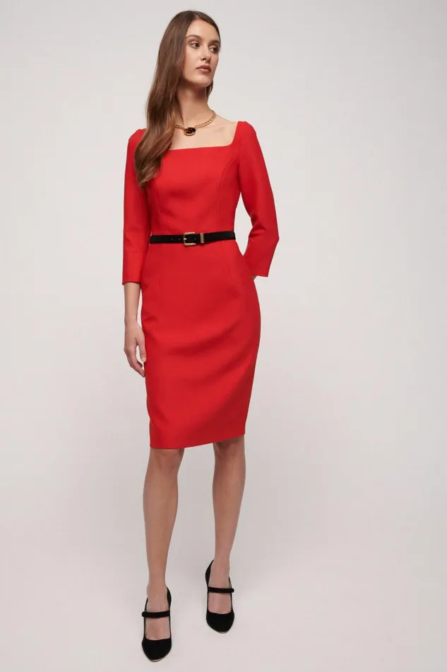 Luisa Spagnoli Dresses and Jumpsuits Women Grammo Red Luisa Spagnoli Dresses and Jumpsuits Women Grammo Red