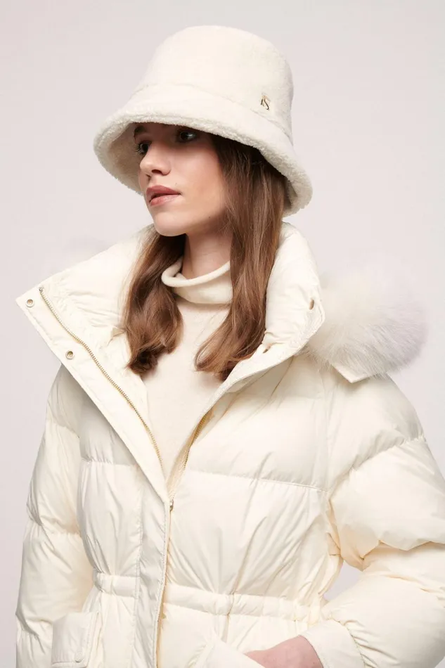 Luisa Spagnoli Gloves And Hats Women Rumiro Cream