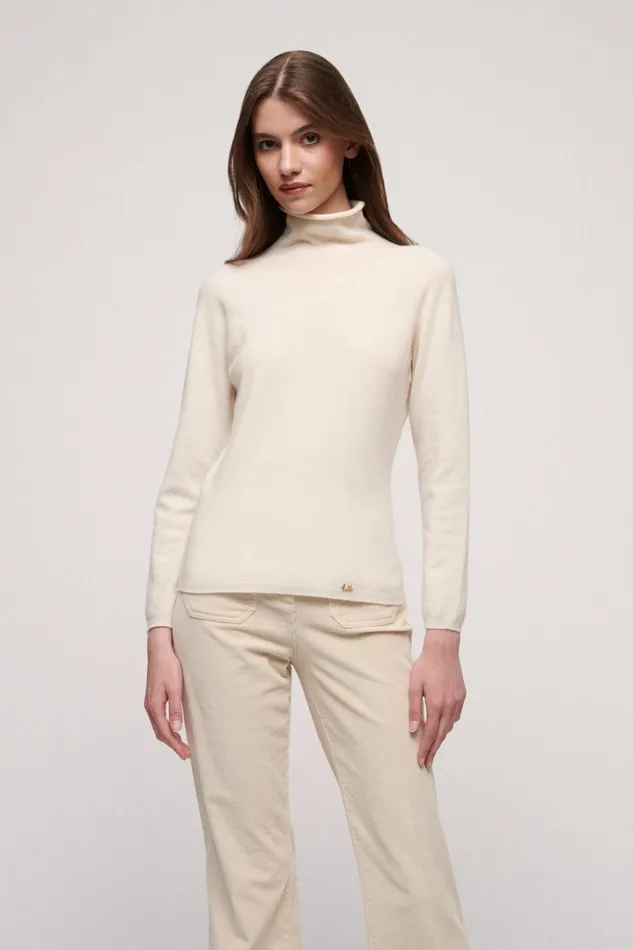 Luisa Spagnoli Knitwear Women Calco Cream Luisa Spagnoli Knitwear Women Calco Cream