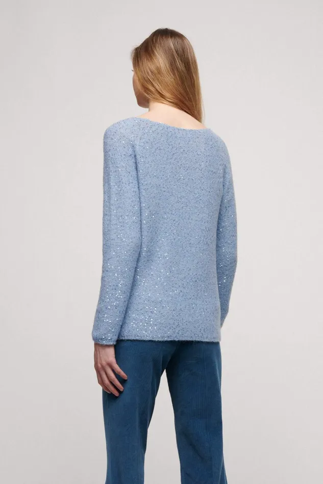 Luisa Spagnoli Knitwear Women Consorte Light Blue Luisa Spagnoli Knitwear Women Consorte Light Blue