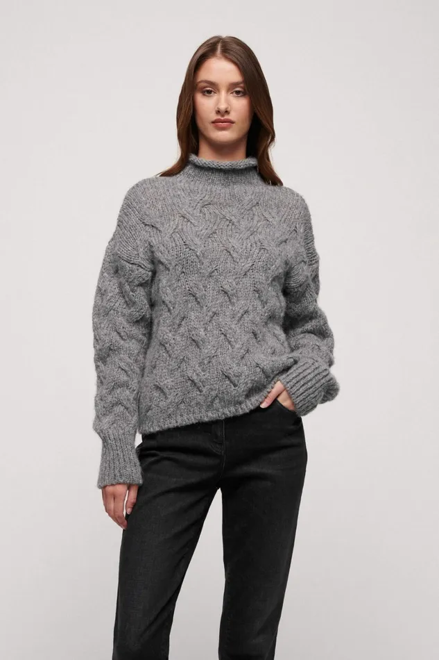 Luisa Spagnoli Knitwear Women Cucitrice Grey Melange