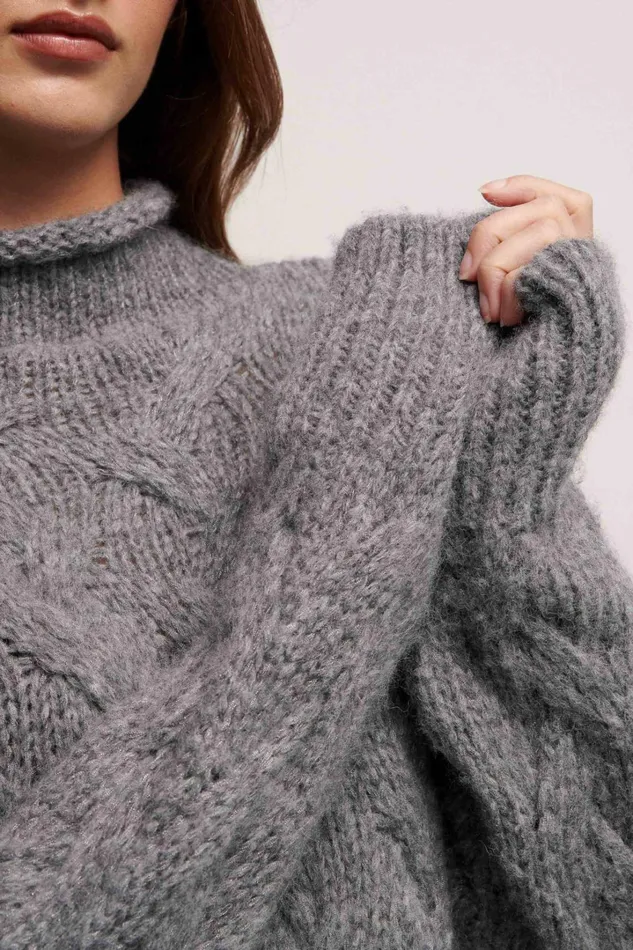Luisa Spagnoli Knitwear Women Cucitrice Grey Melange Luisa Spagnoli Knitwear Women Cucitrice Grey Melange