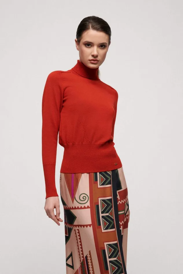 Luisa Spagnoli Knitwear Women Manos Bright Orange