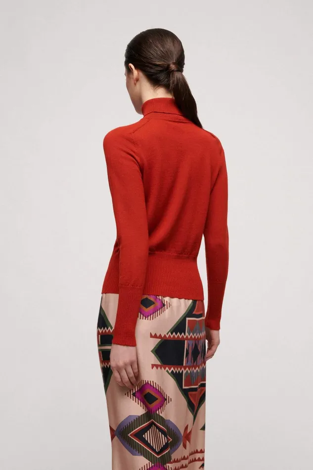 Luisa Spagnoli Knitwear Women Manos Bright Orange Luisa Spagnoli Knitwear Women Manos Bright Orange